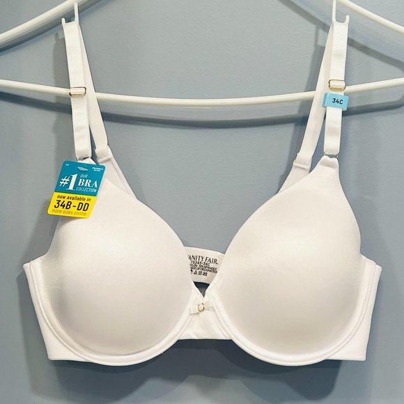 NEW with TAGS Vanity Fair Full Coverage Beauty Back Smoothing Bra (34C) - Picture 2 of 8
